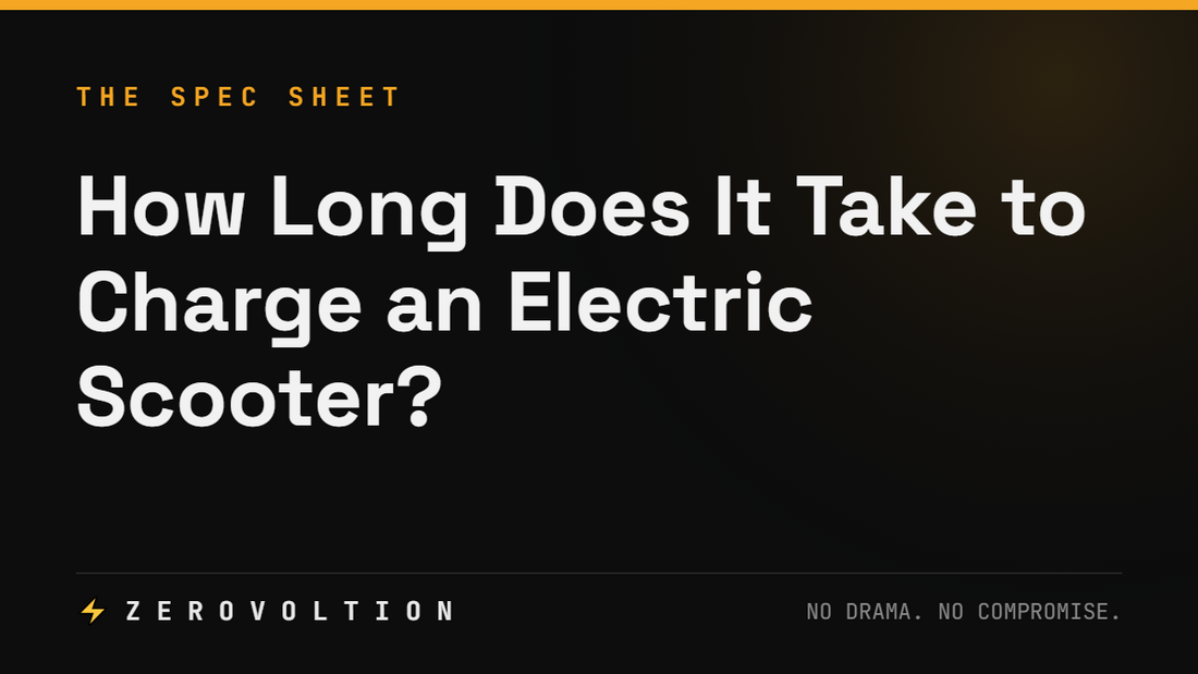 How Long Does It Take to Charge an Electric Scooter?