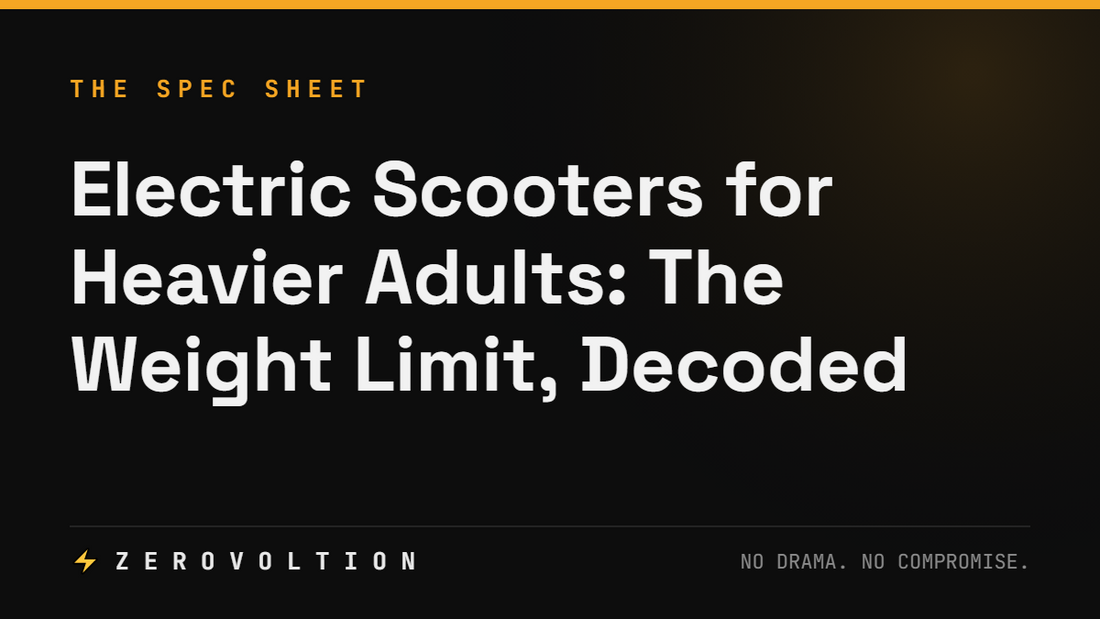 Electric Scooters for Heavier Adults: The Weight Limit, Decoded