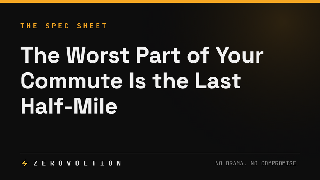The Worst Part of Your Commute Is the Last Half-Mile