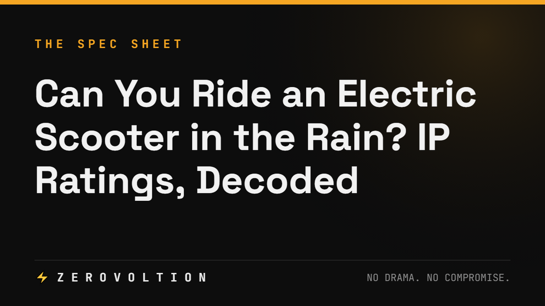 Can You Ride an Electric Scooter in the Rain? IP Ratings, Decoded