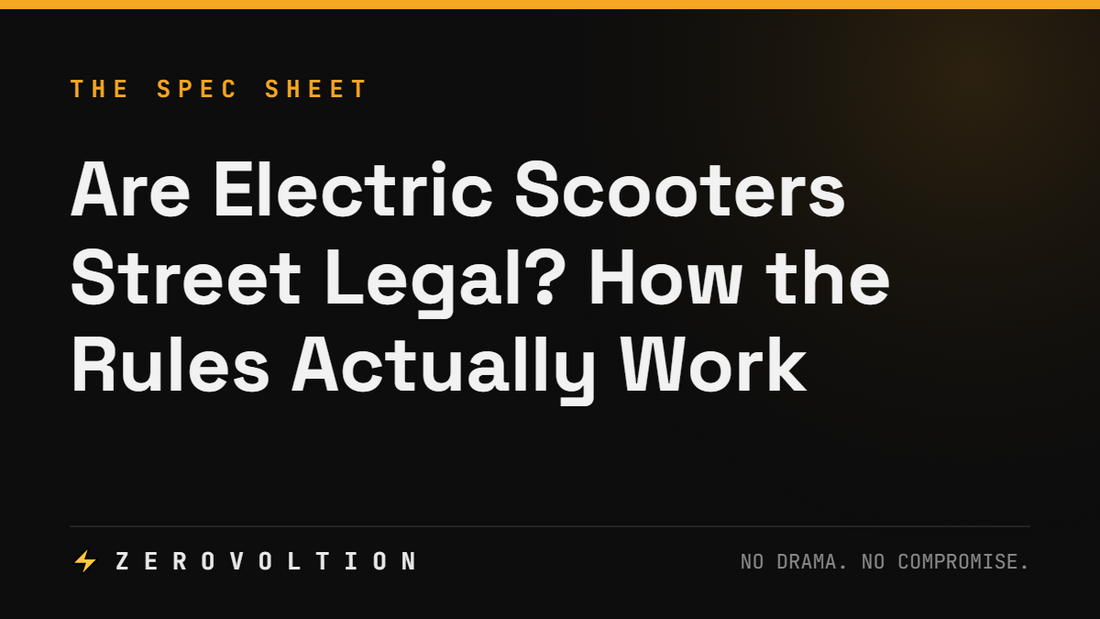 Are Electric Scooters Street Legal? How the Rules Actually Work